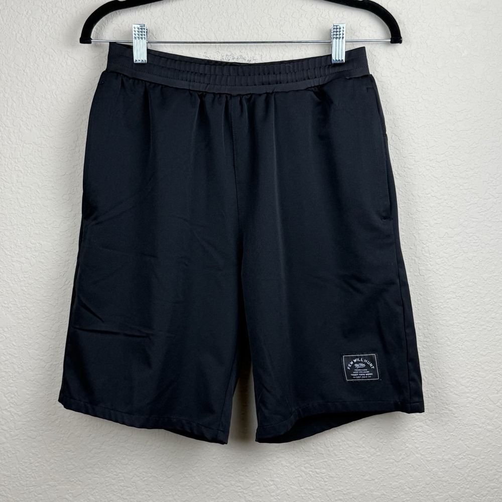 Few Will Hunt Men's Black Athletic Shorts Sz M MMA Jiu-Jitsu Fighting